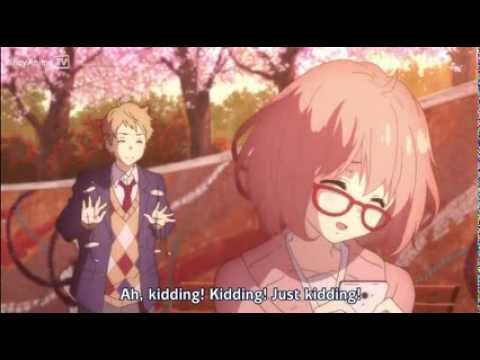 Otaku Soup! Anime Blog: Beyond the Boundary S1 E1 - Don't Trip Mirai!