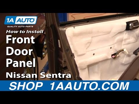 Vídeo: Como você remove o painel da porta em um Nissan Sentra?