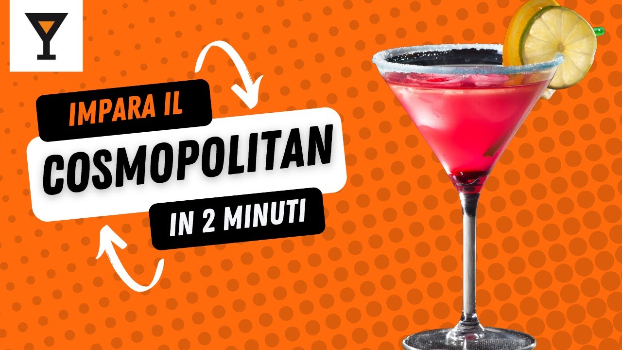 COSMOPOLITAN in 2 Minuti! Tutorial Ricetta MIXOLOGY ACADEMY
