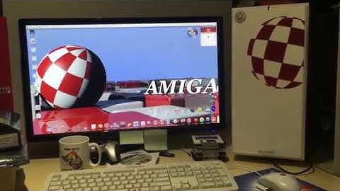 AmigaOS4 1FE Update 1 booting up to Workbench on my X1000-July 20-18