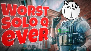 Console Solo Queue Is The Worst - RAINBOW SIX SIEGE