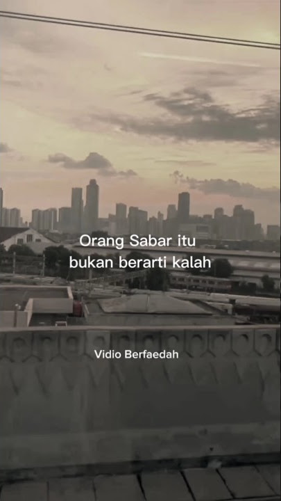 Orang sabar itu bukan berarti kalah ceramah ustadz Adi Hidayat