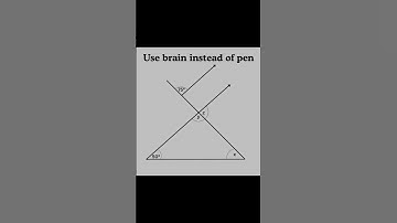 Basic mathematics Triangle problem algebra tricky problem #mathteacher #mathlover #mathfun #algebra