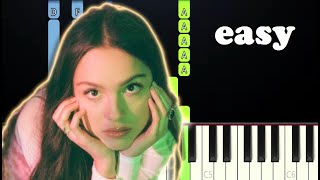 Olivia Rodrigo - so american (Easy Beginner Piano Tutorial)