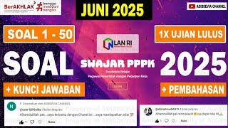 🔴SOAL MOOC PPPK 2025 TERBARU   KUNCI JAWABAN & PEMBAHASAN LENGKAP | JUNI 2025