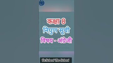 कक्षा 8 निपुण सूची विषय अंग्रेजी Class 8 English Nipun Suchi UP Board #2025 #nipunbharat