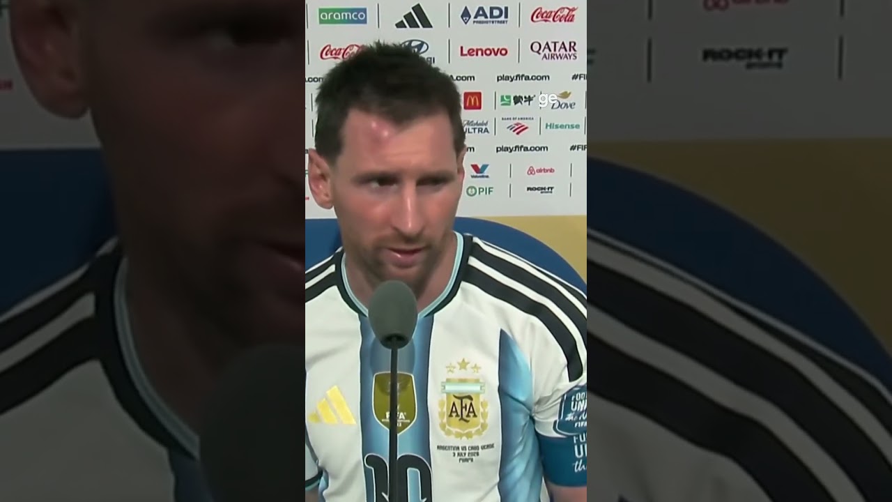 MESSI EXPLICA DIFICULDADE DIANTE DE CABO VERDE | Copa do Mundo | #shorts | ge.globo