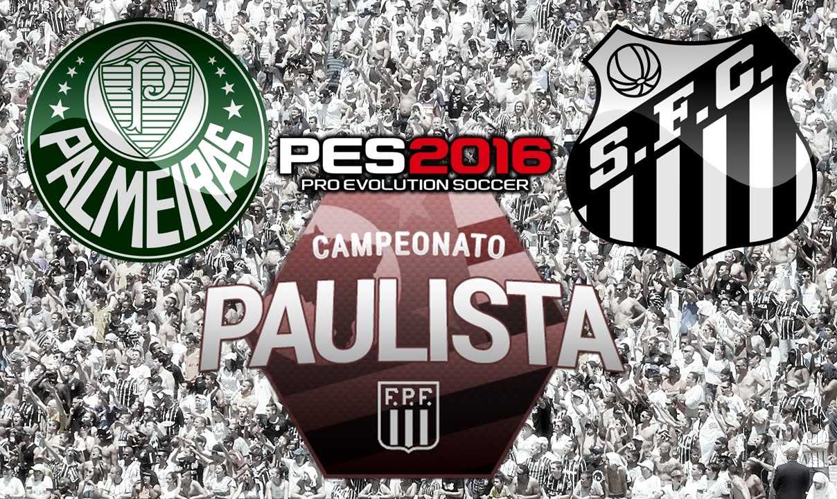 Palmeiras VS. Santos (20/02/2016) Paulistão 2016 - PES 2016 - YouTube