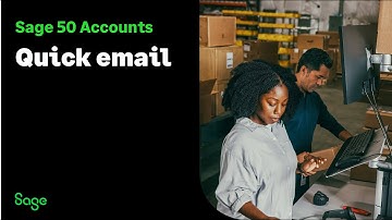 Sage 50 Accounts (UK) - Quick email
