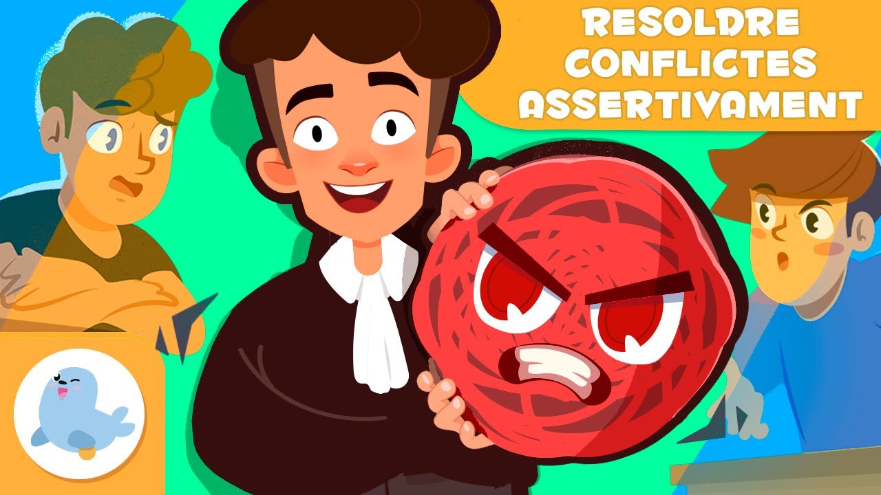 RESOLDRE CONFLICTES ASSERTIVAMENT 😡➡😀 Guia per a nens 😎 Episodi 1