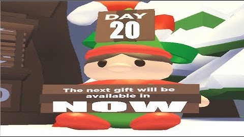 Day 20 Advent Calendar in Adopt Me on ROBLOX