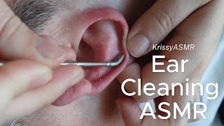 ASMR Ear Cleaning - Relaxing Music - Male Pampering