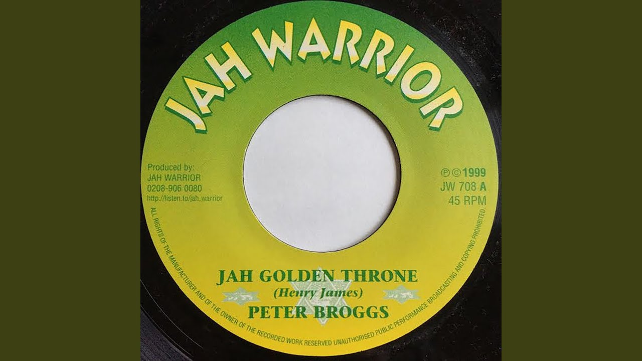 英12” Peter Broggs / Dexter Mckintyr Jah Golden Throne / 144,000 Saints SD006 SELENA /00250 Jah Golden Throne | Peter Broggs | Jah Warrior