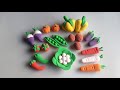 Amazing Techniques To Make Realistic Miniature Vegetables Using Clay || Veggies Making Tutorial