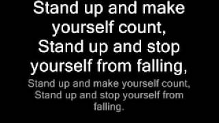 Video thumbnail of "Yashin - Stand up lyrics"