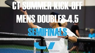 [SEMIFINALS] 23' CT SUMMER KICK-OFF: MENS DOUBLES 4.5 (R. WEISS / M. LEITHER VS. T. VANG / S. XIONG)