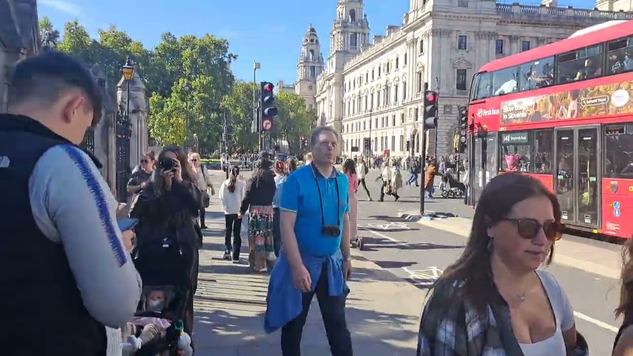 The Houses of Parliament in the Palace of Westminster, London