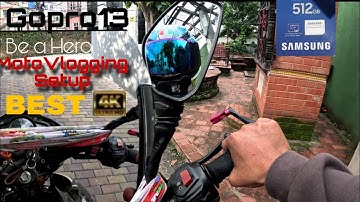 My Motovlogging setup with GO PRO HERO 13 | 4K120fps best action camera under budget #gopro #vlogs
