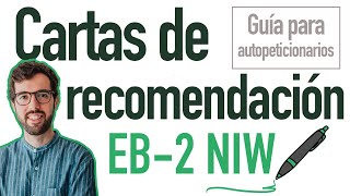 EB2 NIW Recommendation Letters