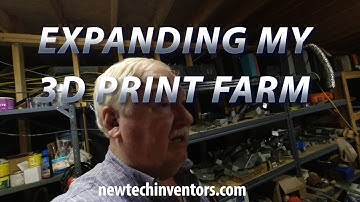 EXPANDING MY 3D PRINT FARM by adding an additional room for assembly and soldering at NTI