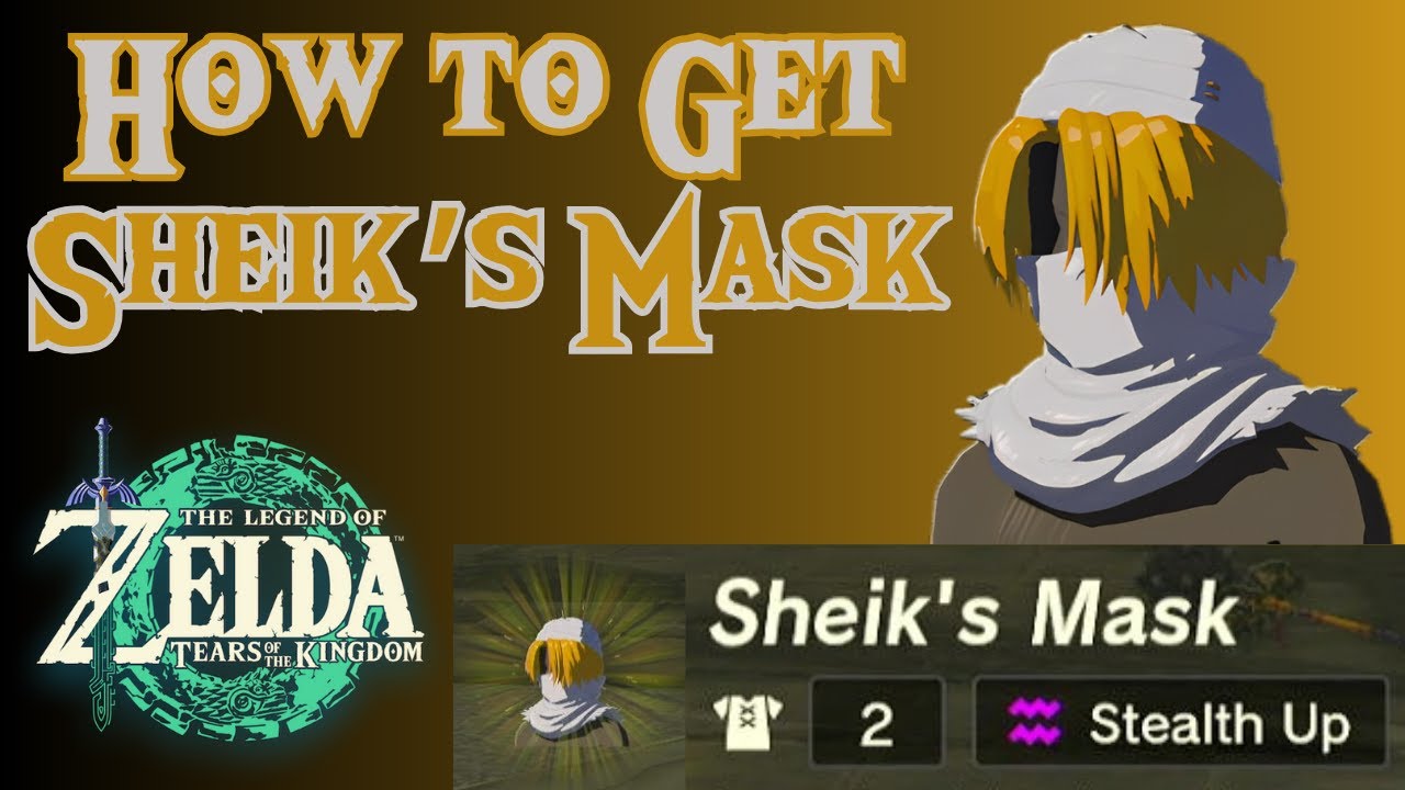 How to Get Sheik's Mask in The Legend of Zelda: Tears of the Kingdom!!! 