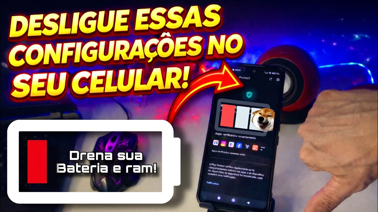DESLIGUE ISSO AGORA! Esse App Drena a Bateria do Seu Celular 