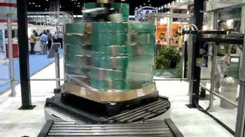 Wulftec WCAT-450 (the CAT) / Automatic rotary arm & turntable combo stretch wrapper