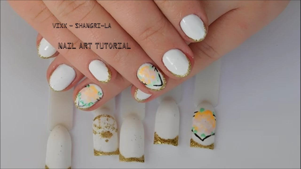 VIXX ShangriLa Nail Art Tutorial by MadRia YouTube