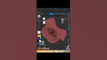 #AskZBrush Shorts - Create UVs With UV Master in ZBrush