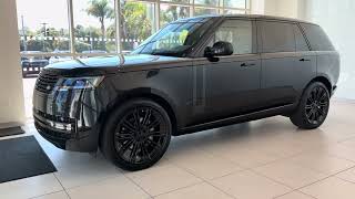 2026 Range Rover LWB in Santorini Black