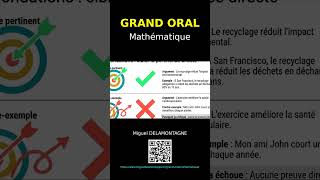 🎤 Grand oral - Bac 2026 – 📊 Math - Comment utiliser des exemples pour rendre votre discours plus cla