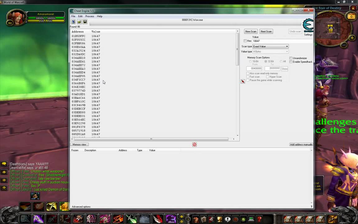 Wow Cheat Engine tut - YouTube