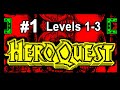 HeroQuest. Levels 01-03. ZX Spectrum. Прохождение [1/4]