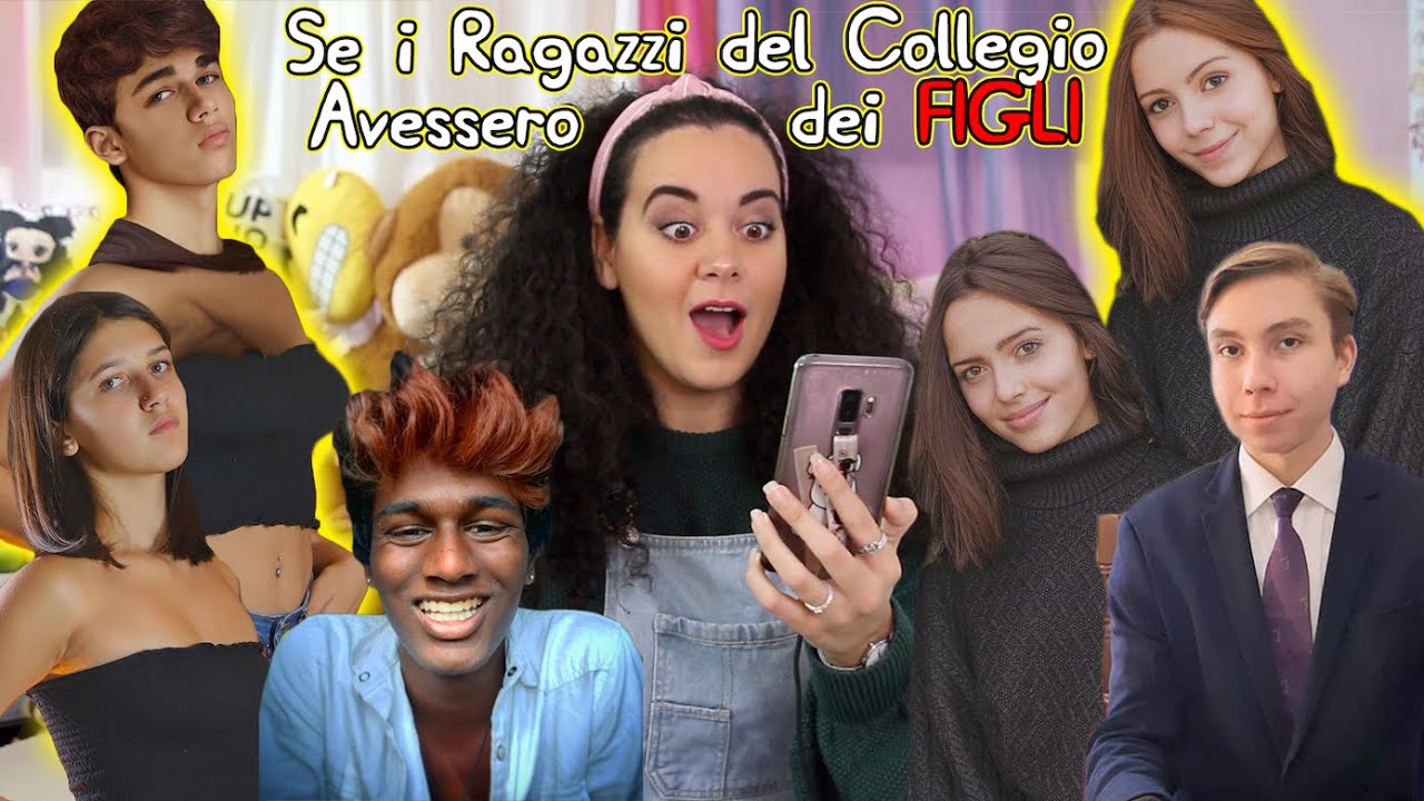 Se i Ragazzi del Collegio Avessero dei FIGLI - Di Piero e Sofia - Simone e Luna Magnesio e Usha....