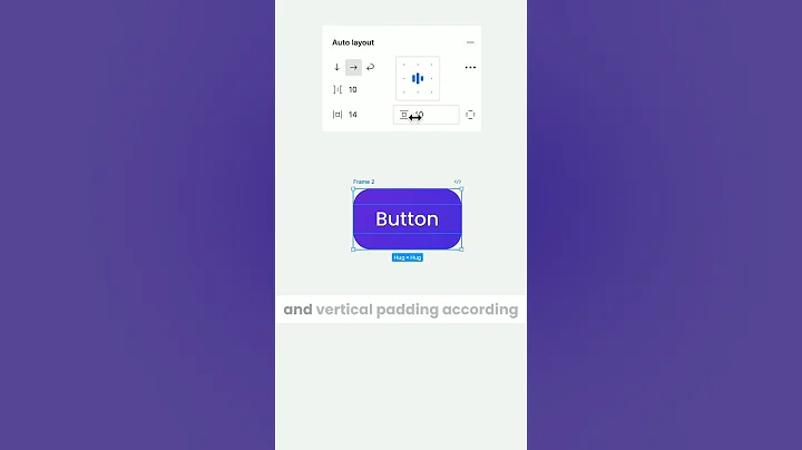 Responsive button using auto layout in figma.#uiux #uidesign #Autolayout  #tutorial #webdesign