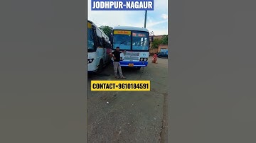 RSRTC  jodhpur to nagaurPH:96101 84591, LUXARY SEATER#jodhpur#nagaur#shorts#manipur#seemahaider#news