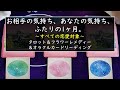 お相手の気持ち、あなたの気持ち、ふたりの1ヶ月。