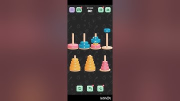 tower of Hanoi sort level 296 to level 304