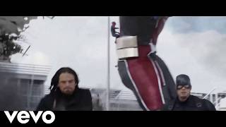 Faded Lyrics | Leav3l8ke | Captain America Civil War ft. Ant-Man 🌌