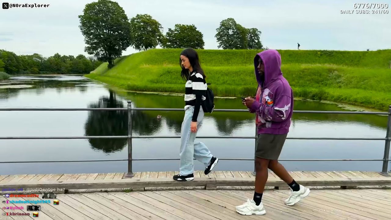 [2025-08-04] NoraExplorer - 🟣Dean's last day in Denmark + Tivoli with @DeanSoCool and @Salmmus 🟣