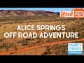 Caravan Road Safety + Road to Alice Springs & Aboriginal Rock Art