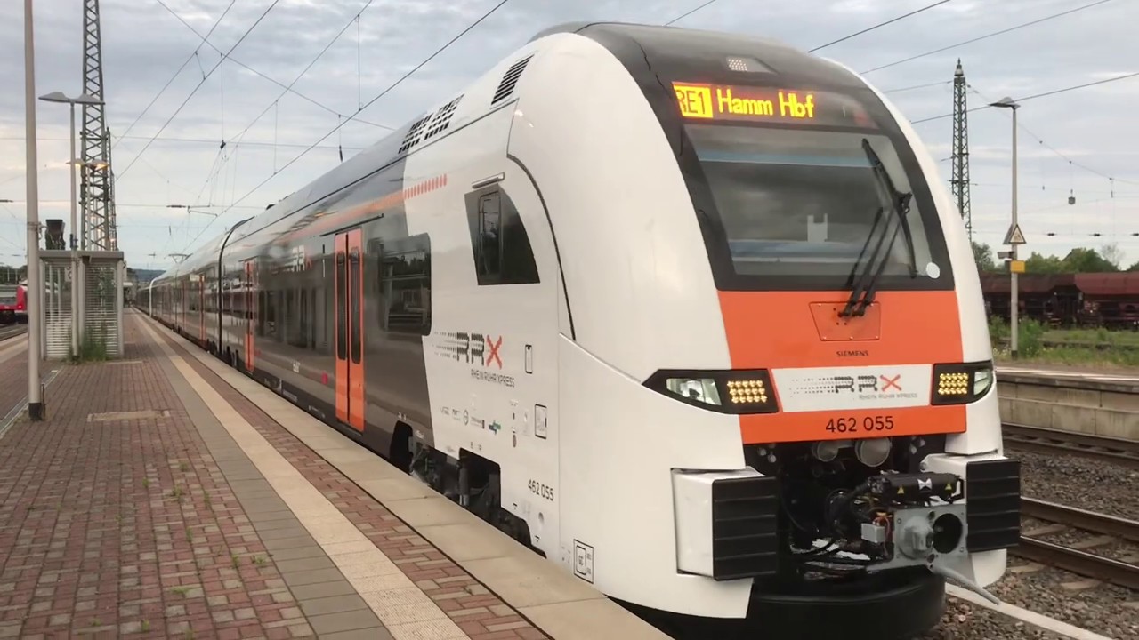 Die zwei ersten RRXZüge in Düren Hbf YouTube