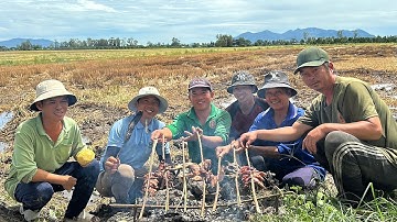 Đào Chuột Đồng Đầu Mùa Vụ Hè Thu Được Rắn Ếch Nướng Thay Làm Xị Đế Cùng Bác 2.GLQ#1532
