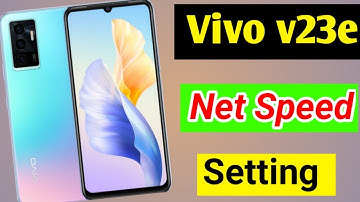 Vivo v23e net speed show setting | Vivo v23e mobile me net speed show kaise kare