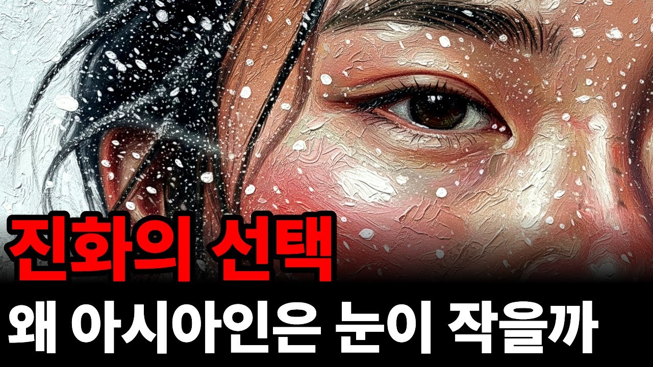 인류 진화의 선택, 왜 아시아인은 눈이 작을까?
