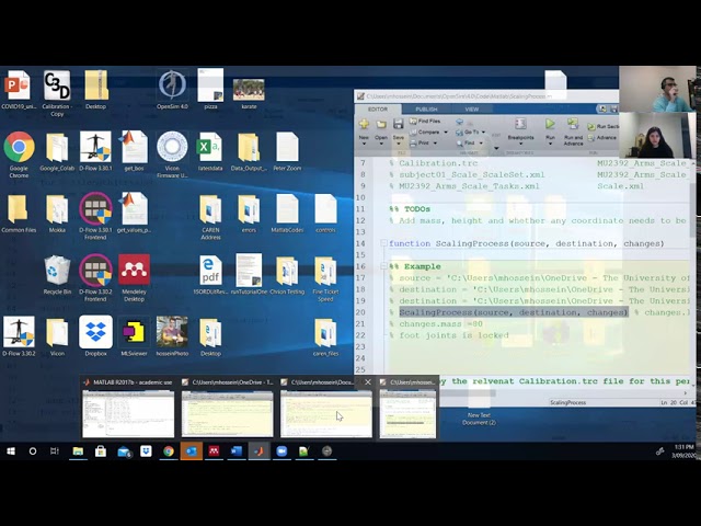 Second Session Matlab API OpenSim 3Sep2020