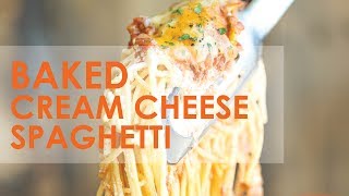 Baked Cream Cheese Spaghetti