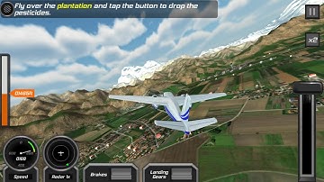 Flight Pilot Simulator 3D Free Android Game - Intermediate Missions Gameplay