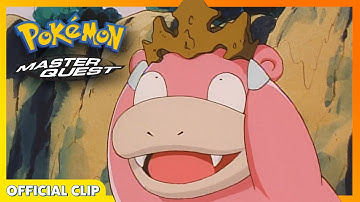 Slowpoke Evolves! 👑 | Pokémon: Master Quest | Official Clip