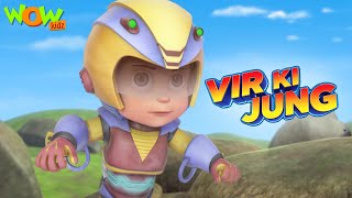 vir ki shaandar jung gaon ko khatre se bachaya vir the robot boy compilation